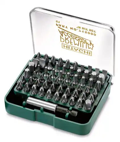 HIKOKI Accessoires 715000 Jeu d‘embouts 61 pièces