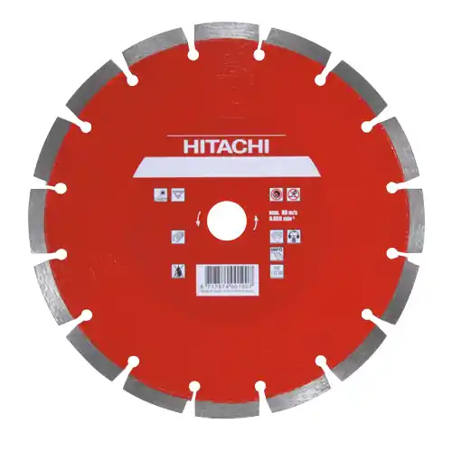 HIKOKI Accessoires 752864 Lame de scie diamantée 180 x 22,2 x 10mm type brick laser