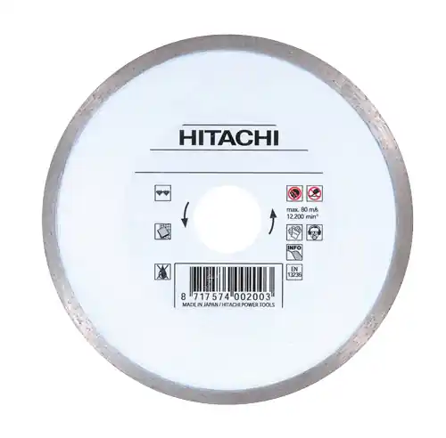 HIKOKI Accessoires 752886 Lame de scie diamantée 110 x 22,2 x 5mm type carrelage
