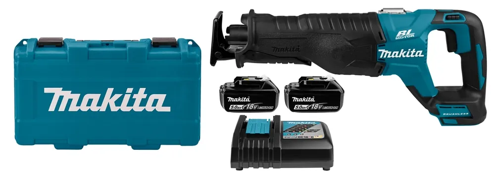 Makita DJR187RTE Scie récipro 18V Li-Ion 5 Ah