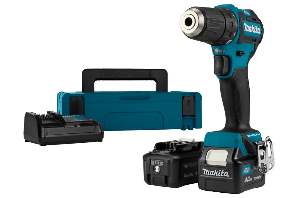 Makita DF332DSMJ Perceuse visseuse 10,8V Li-Ion 4 Ah CXT Ø 10 mm avec coffret M-Box