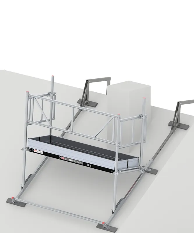 Altrex C500905 Echafaudage de cheminée 0,75 x 2,45 mtr Simple