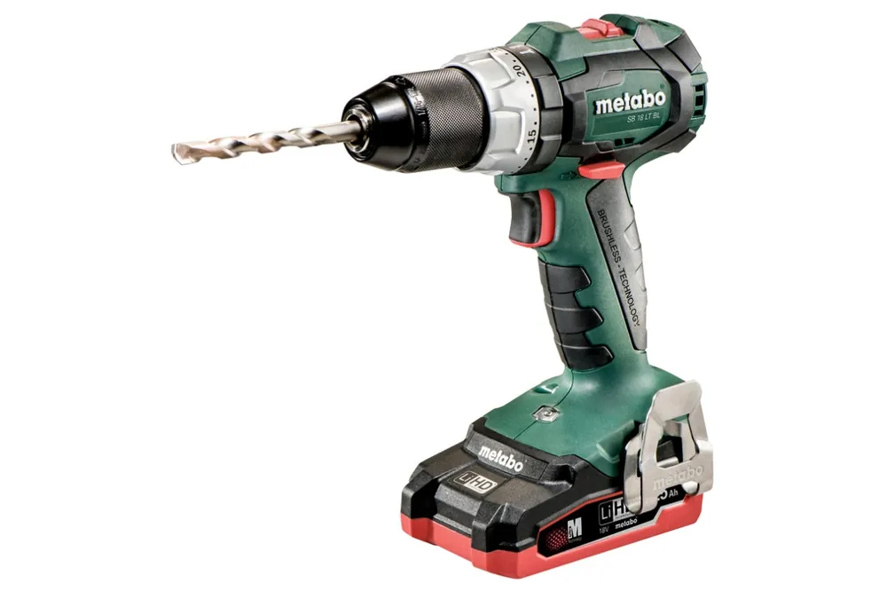 Metabo 602316800 SB18LTBL Perceuse à percussion sans fil 18V 4.0Ah LiHD