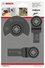 Bosch Bleu Accessoires 2608662343 Set d‘accessoires Set universel Multitool 3 pièces
