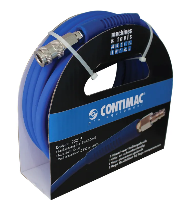 Contimac 25216 Tuyau d‘air comprimé 20 m en composite, raccords inclus