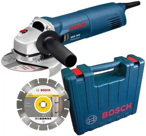 Bosch Bleu 0601824900 GWS1400 Meuleuse d‘angle + disque diamanté gratuit