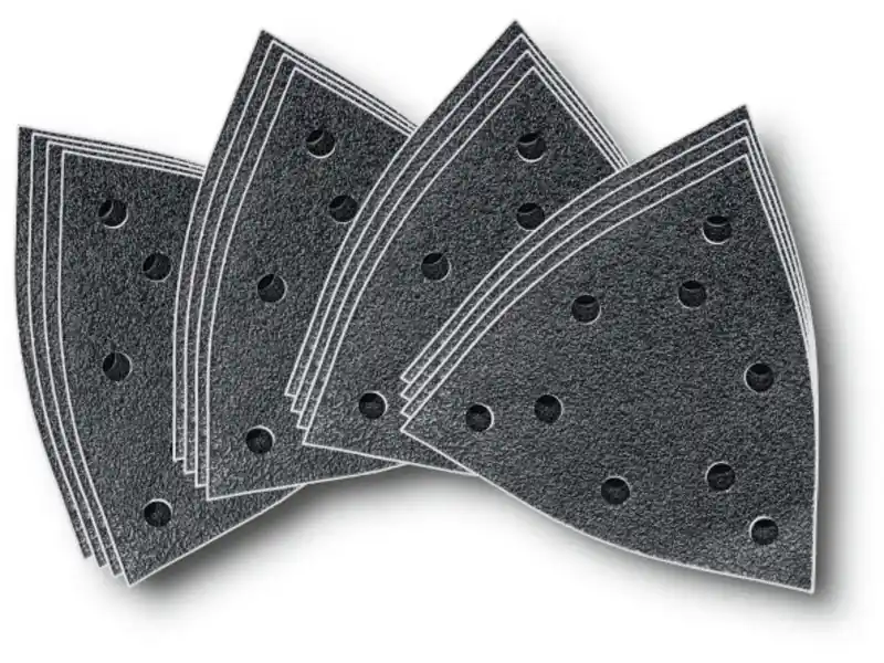 Fein Accessoires 35222952100 Jeu de papier abrasif 3-HK 130mm pour Fein FMM Multimaster 16 pièces