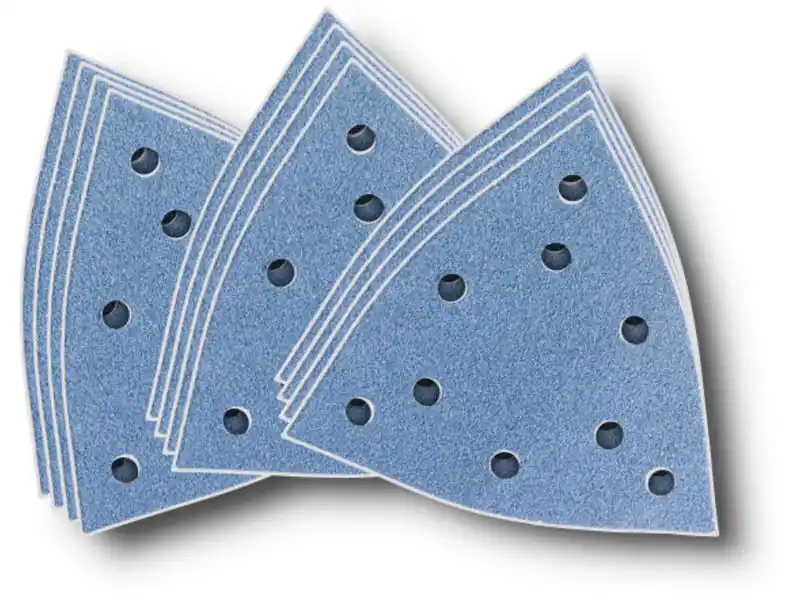 Fein Accessoires 35222952110 Jeu de papier abrasif Zirconia 130mm pour Fein FMM Multimaster 12 pièces