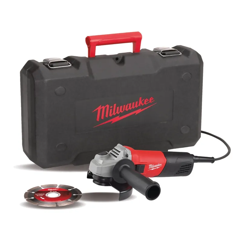 Milwaukee 4933451281 Meuleuse 800 W AG 800-115 E D-SET