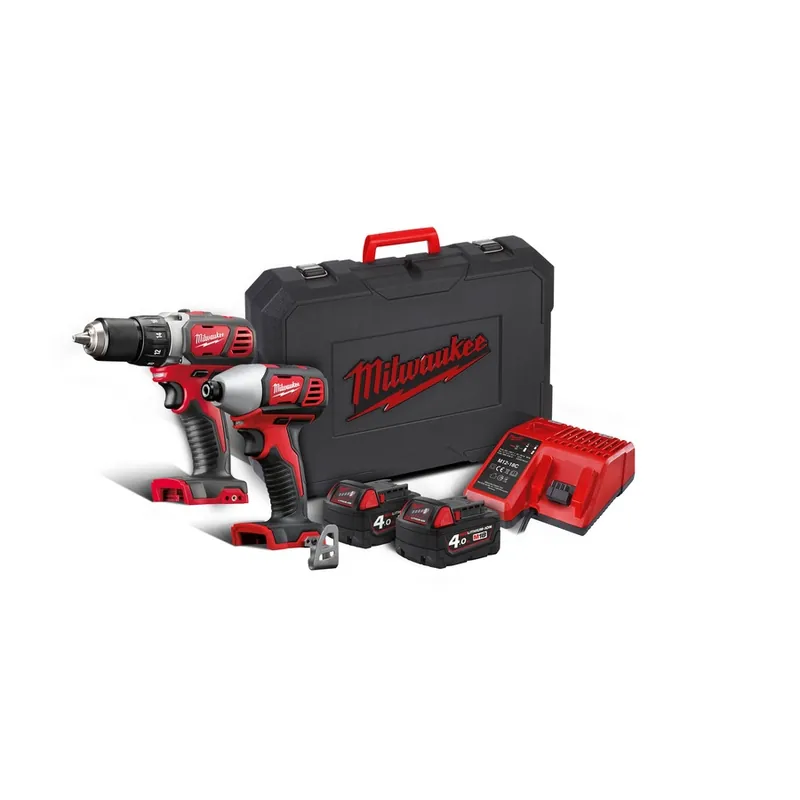 Milwaukee 4933447126 M18 Powerpack Perceuse et visseuse BPP2D-402C