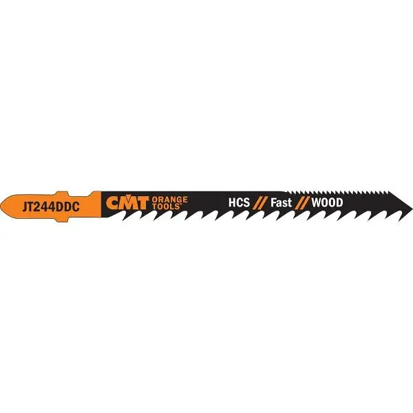 CMT JT244DDC-5 Scies sauteuses HCS - Tige en forme de T - Bois 5 pièces