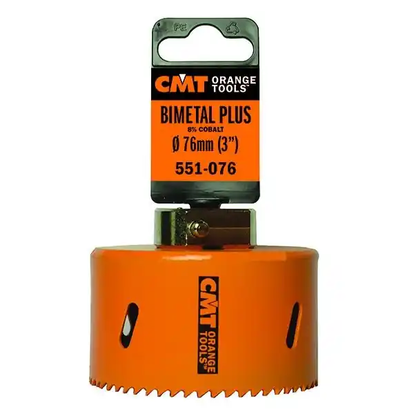 CMT 551.114 Scie cloche diamètre 114 mm, hauteur 38 mm, pour métal et aluminium, HSS