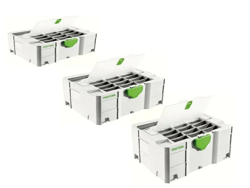 Festool Accessoires T-Loc SetDF T-Loc DF varia 1,2,3 set de Systainer
