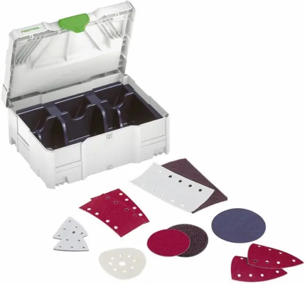 Festool Accessoires TNRTS400GRSYS01 Granat RTS P80 + P120 + P180 + P240 SET abrasif + systainer RTS 400