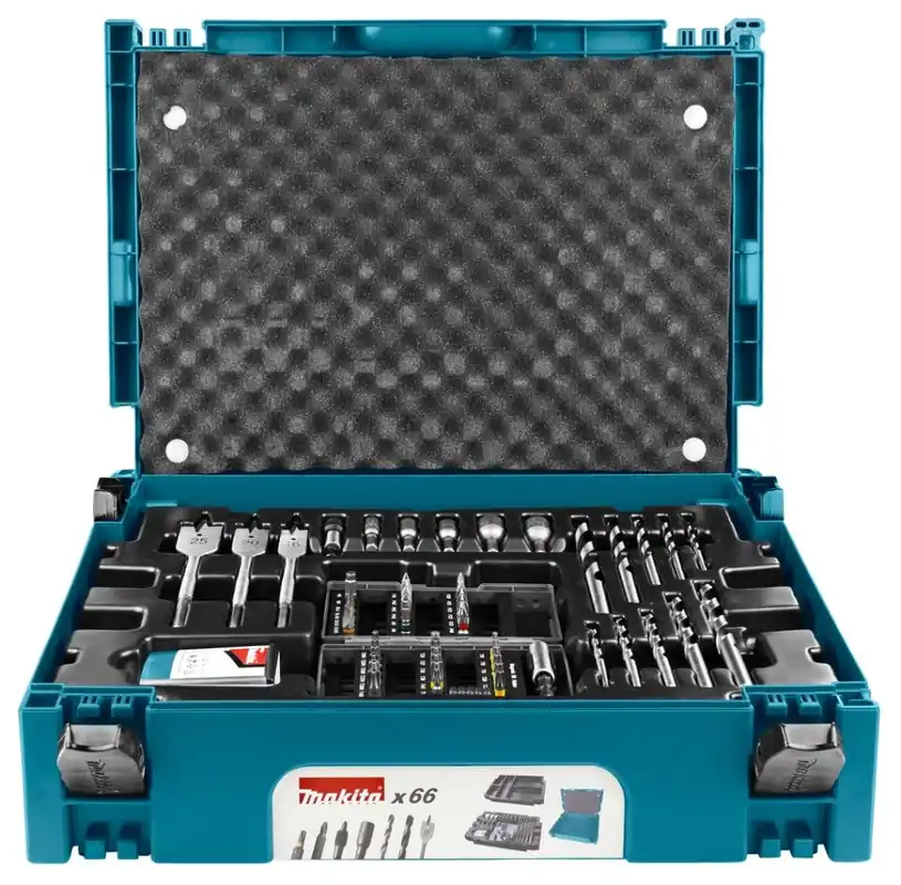 Makita Accessoires B-43044 Set d‘accessoires 66 pièces dans M-box