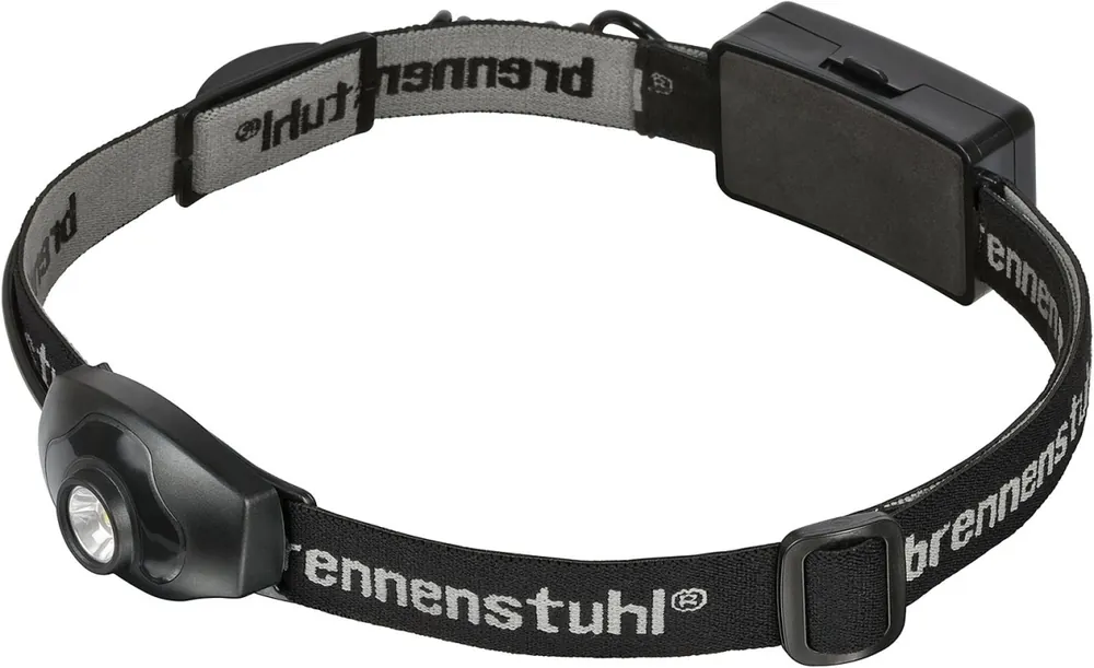 Brennenstuhl 1178760 Lampe frontale à LED LuxPremium KL 100 IP44 Toshiba LED 100lm 2x AA