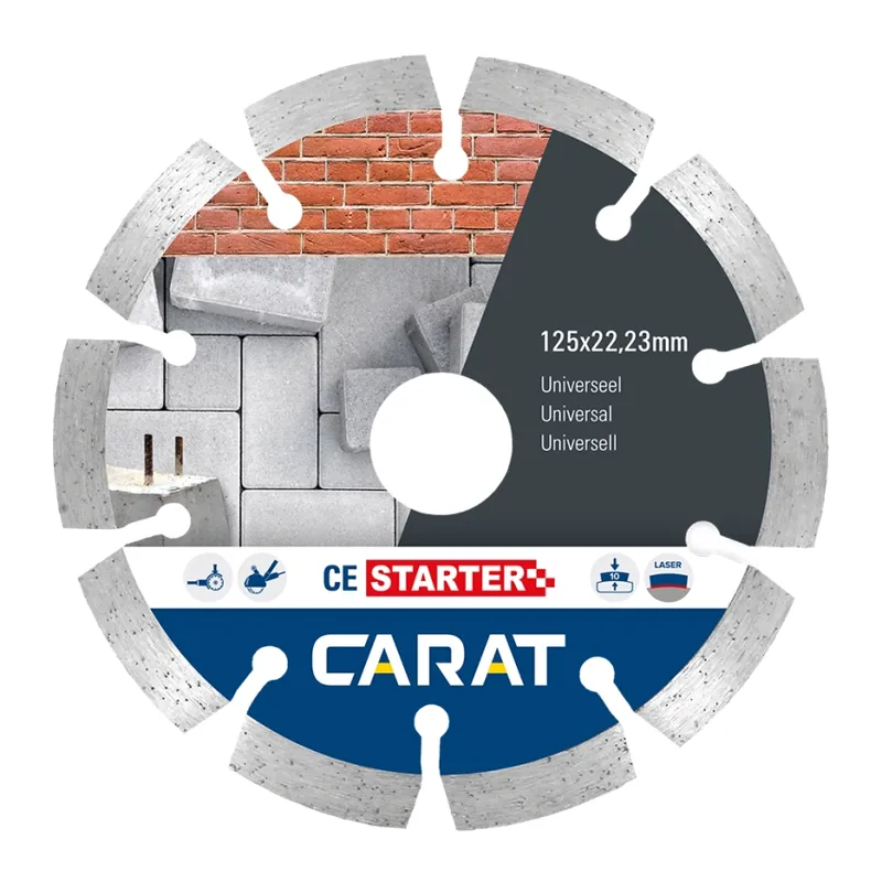Carat CES1253000 Démarreur universel CE 125 x 22,23