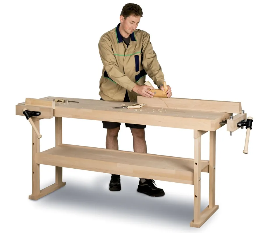 Holzkraft 715101411 HB1401 Établi en bois 1500 mm