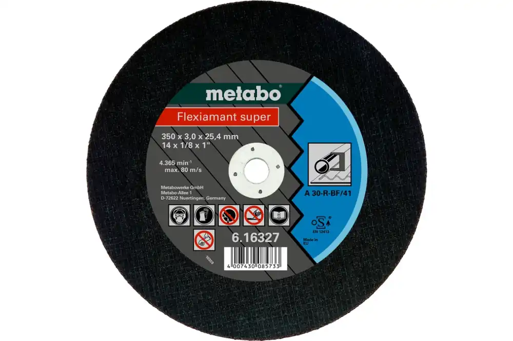 Metabo Accessoires 616339000 Disque à tronçonner 350x3x25, 4 acier Flexiamant super