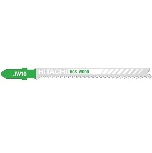 HIKOKI Accessoires 750044 JW10 lame de scie sauteuse pour bois 100.4/75.0 x 7.2 x 1.5 mm 5 pièces