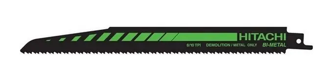 HIKOKI Accessoires 752021 RM44B Lame de scie alternative pour métaux 225,0/203,5 x 22,0 x 1,6 mm 3 pièces