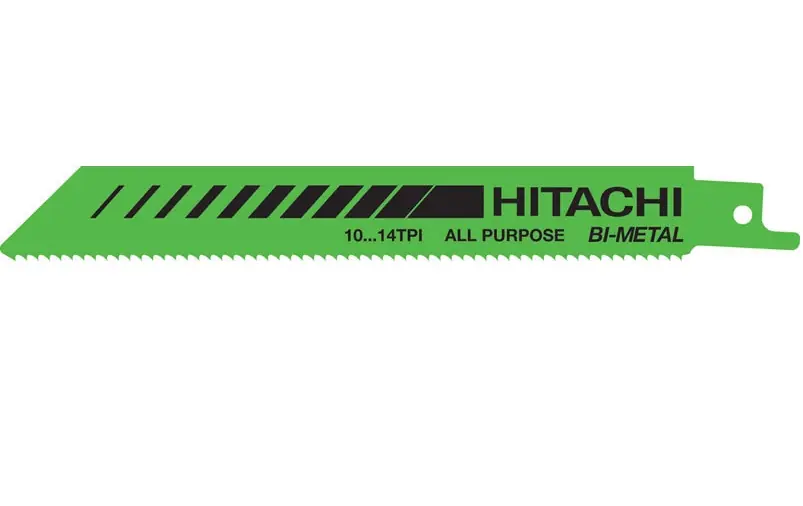HIKOKI Accessoires 752022 RD30B lame de scie alternative pour métal + bois 150.0/128.5 x 19.0 x 0.9 mm 5 pièces