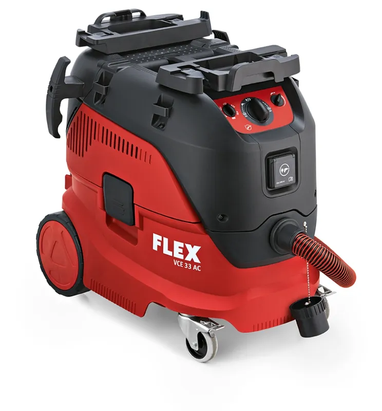 Flex-tools 444138 VCE33M AC Aspirateur de sécurité avec nettoyage automatique du filtre, 30 L, classe M
