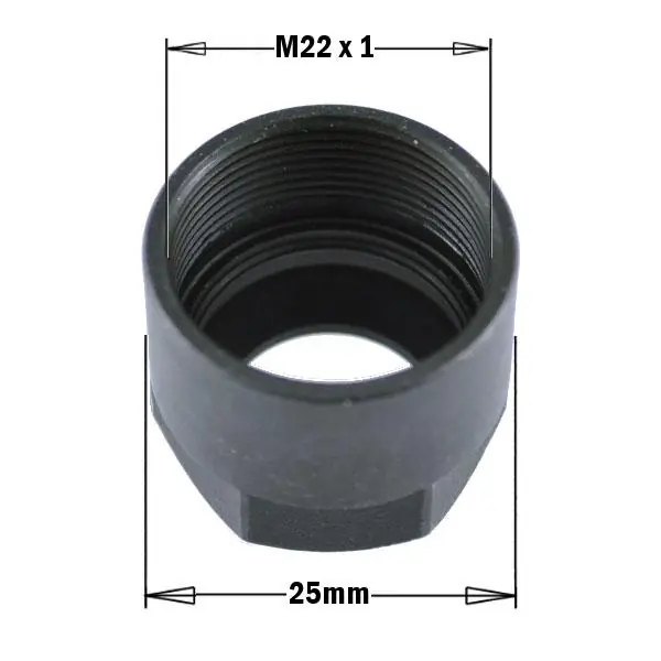 CMT 992.100.01 Écrou de serrage - Droite, F=M22 x 1