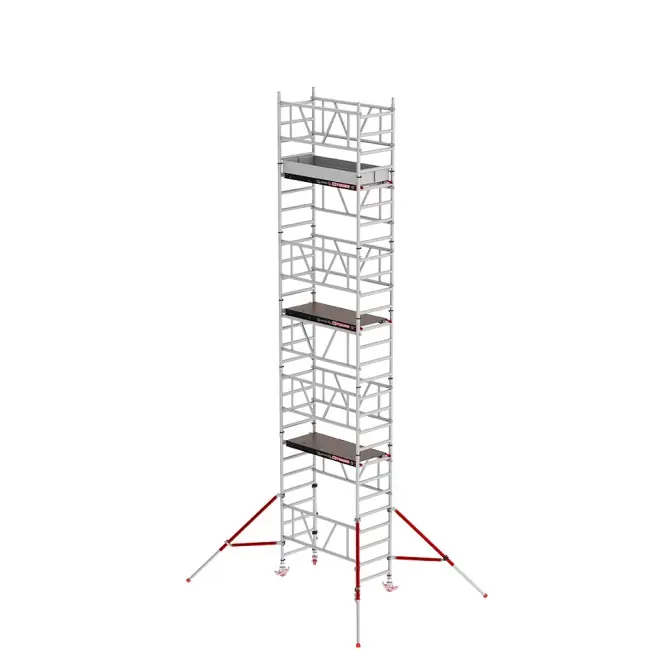Altrex C003014 MiTower PLUS Echafaudage roulant 8.2m Longueur de la plateforme en bois 165