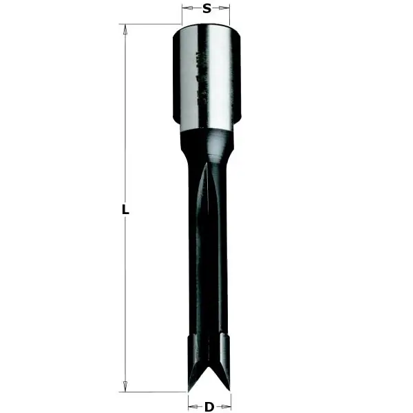 CMT 163.140.11 Fraise à mortaiser 14mm - tige 12 x 1mm