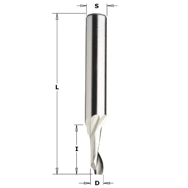 CMT 188.081.51 Fraise hélicoïdale pour aluminium 8mm - tige 8mm