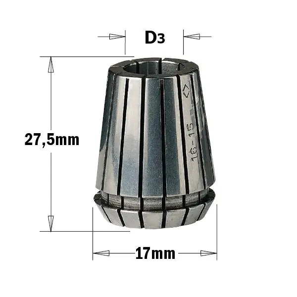CMT 184.070.16 Pince pour mandrin ER16 7mm