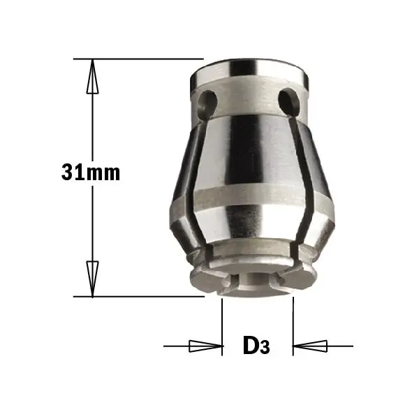CMT 124.095.00 Pince pour mandrin 9,52mm