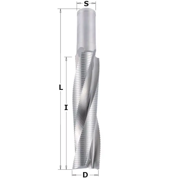 CMT 195.400.51 Fraise hélicoïdale Z3 avec spirale positive, droite, pour les constructions en bois collé 40mm, tige 30mm