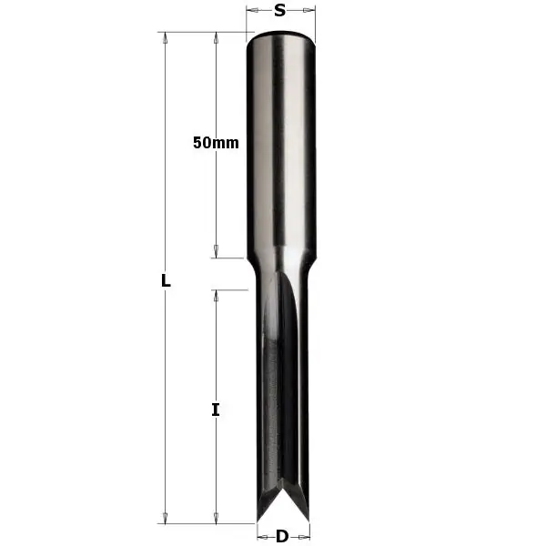 CMT 103.140.30 Foret de perçage (bec de poisson) 14mm - tige 16 x 50mm