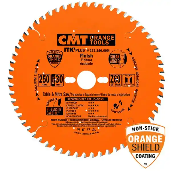 CMT 272.216.48M Lame de scie ultra fine Universelle 216 x 30 x 48D