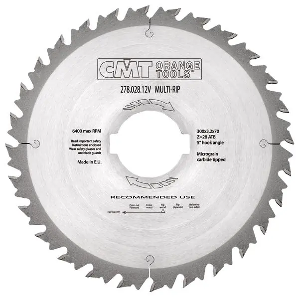 CMT 278.036.14M Lame de scie longitudinale 350 x 30 x 36D