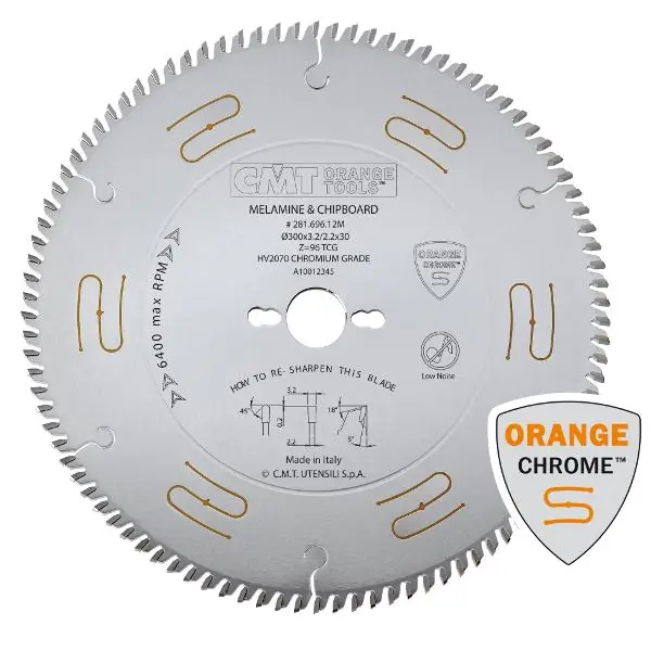 CMT 281.684.14M Lame de scie faible bruit pour Mélamine/Formica/Aggloméré 350 x 30 x 84D