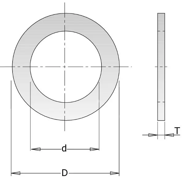 CMT 299.211.00 Anneau de réduction 15,87 x 30 x 1,4