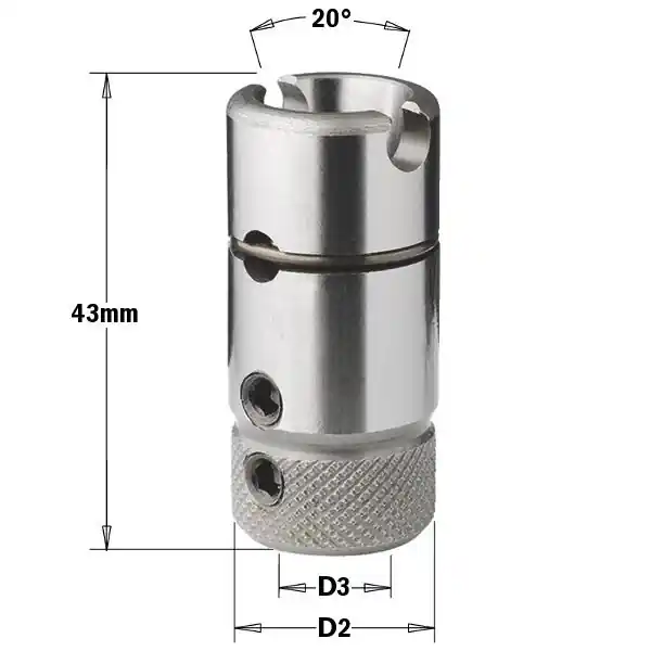 CMT 360.201.00 Mandrin Morbidelli 20mm