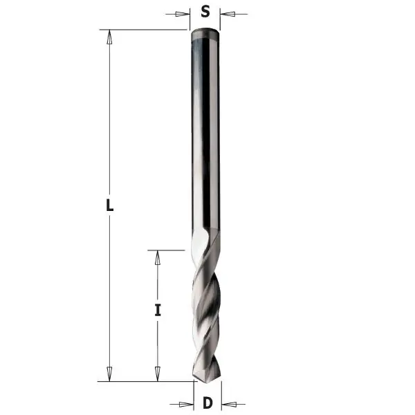 CMT 363.032.12 Foret hélicoïdal HWM solide, 3,2mm - Gauche