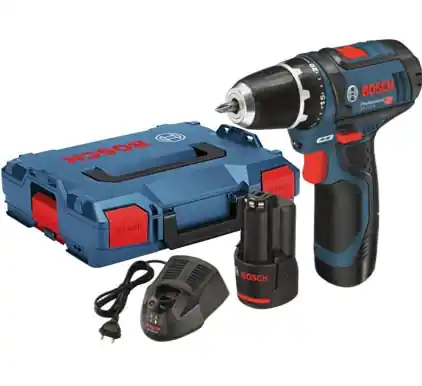 Bosch Bleu 0601868109 GSR 12V-15 Perceuse sans fil 12V 2.0Ah Li-Ion en L-Boxx