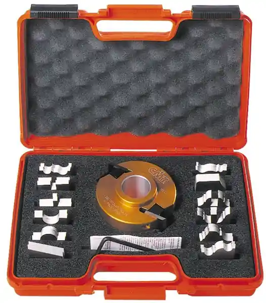 CMT 692.013.11 Jeu de fraises sans limiteur 100x31,75x40 mm ALU MEC + 13 lames