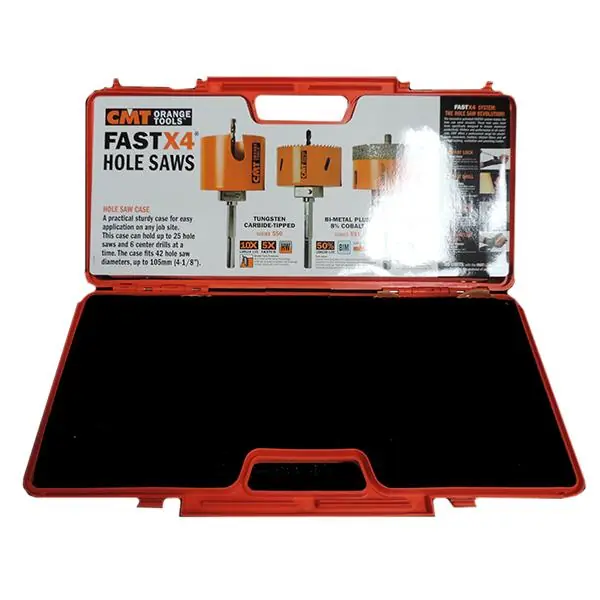 CMT 03.01.0296 Coffre en plastique vide pour les scies cloches, petit modèle