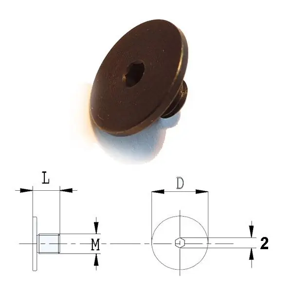 GRN Tools 990.A21.00 Boulon de positionnement M5x16x10.2