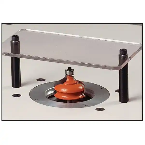 CMT 999.501.06 Plaque de protection réglable en acier / Lexan convient pour article 999.500.01