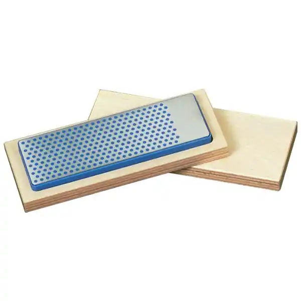 CMT DSS-150G Pierre à aiguiser universelle en emballage de bois 150x52x16mm, D76 extra brut, noir