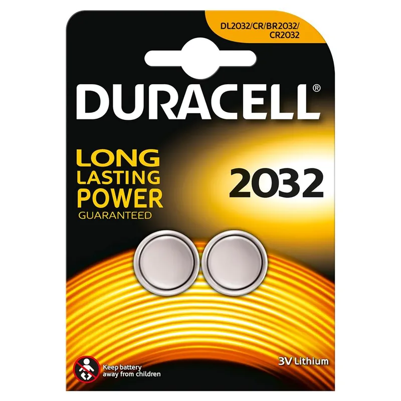 Duracell D203921 Piles bouton 2032 2pcs.