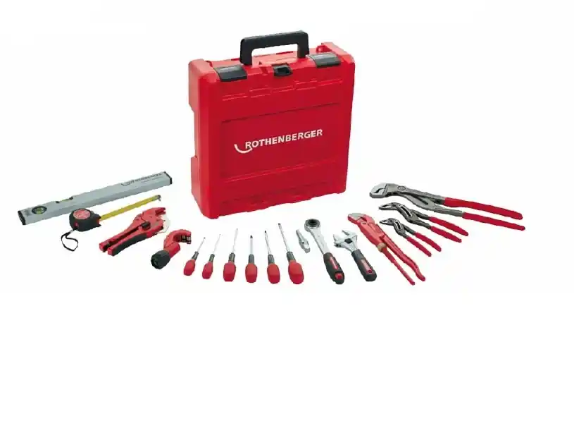 Rothenberger 1000001955 Jeu d‘outils 18 pièces dans ROCASE