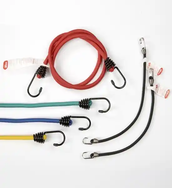 Little Jumbo 1810090007 Jeu de tendeurs bungee ""s 6 pièces assorties de différentes longueurs"